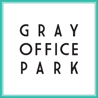 Gray Office Park Square Logo