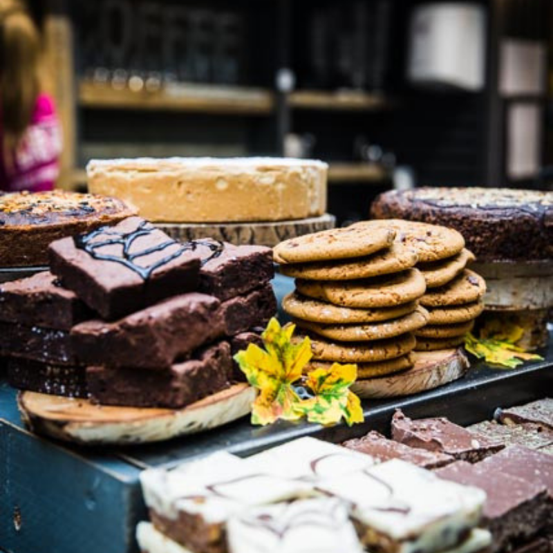 cake and chocolates