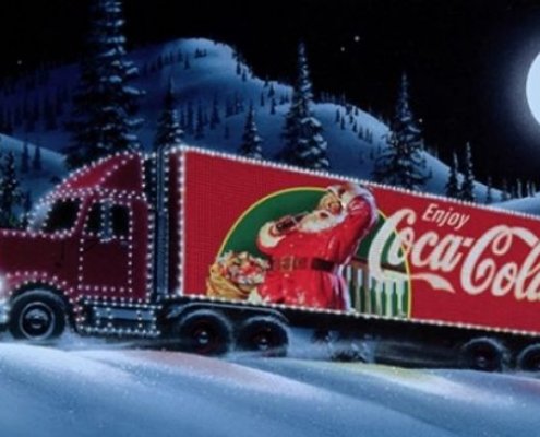 coca cola Christmas truck